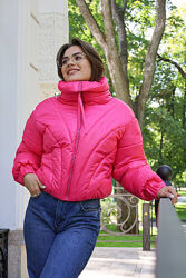 Сучасна, вкорочена молодіжна курточка на блискавці, Єврозима