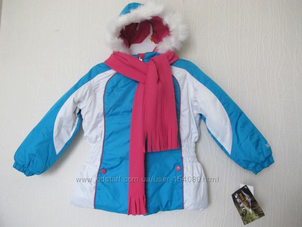 Новая зимняя куртка Pacific Trail на девочку 5-6лет. Шарф в подарок
