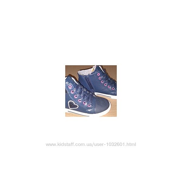 Распродажа Chicco ботиночки 31 размер синие молния шнурки Отличное качество