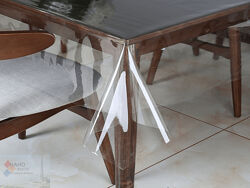 Прозрачное покрытие, мягкое стекло на стол, толщина 200 мкм, ширина 150 см