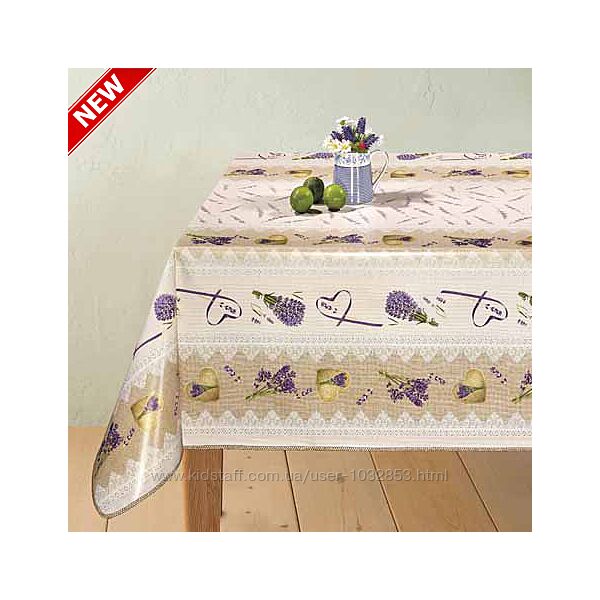 Скатерть, клеенка кухонная на стол Турция в цветочный принт, 115-A