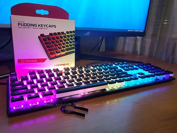 Клавіатура HyperX Alloy FPS RGB Kailh Silver Speed