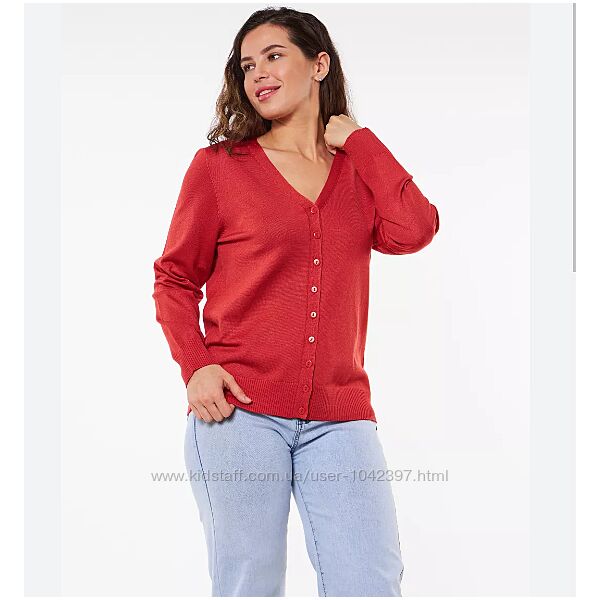 Тепла мяка кофта кардиган papaya, р.12-14