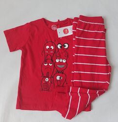 пижама  1,5-2 года primark-cool club 18-24 мес