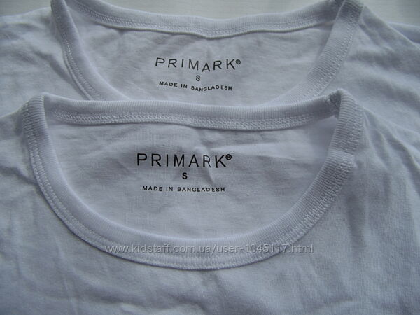 набір 2 шт натільних футболок S primark