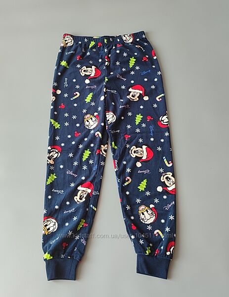 піжамні штани тонкий велюр Primark 3-4 года 104 см