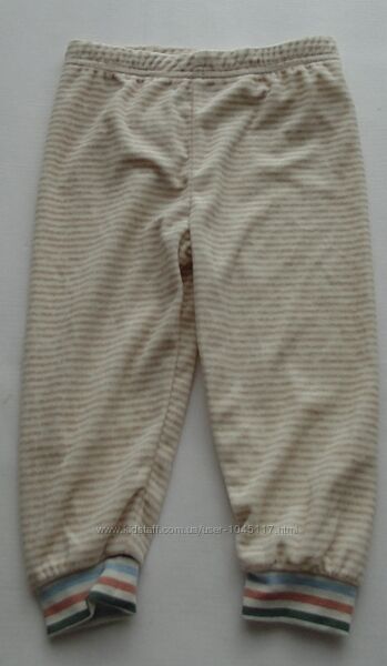 піжамні штани тонкий велюр primark 12-18 міс
