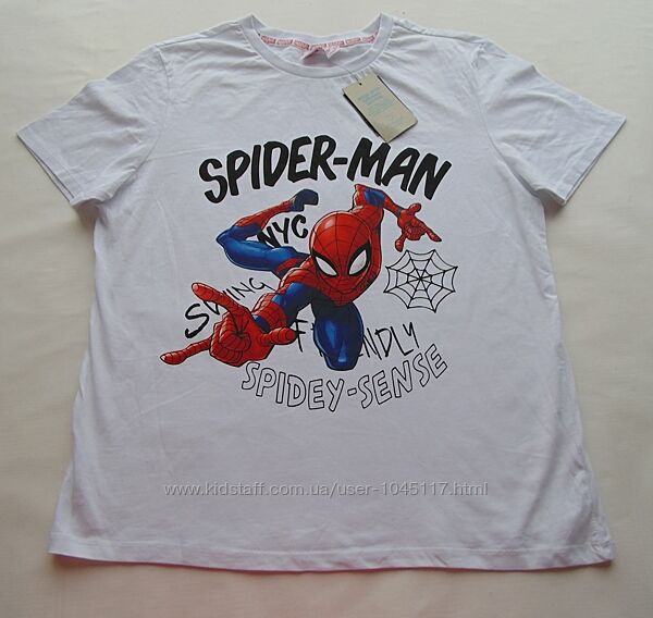 Піжамна домашня футболка primark love to lounge 2хс, хс, с , м