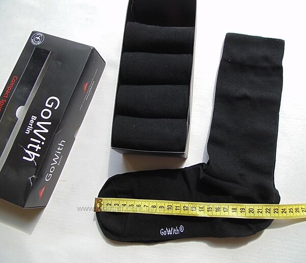 Хлопковые тонкие черные бесшовные носки GoWith унисекс  5 пар  Модель 355