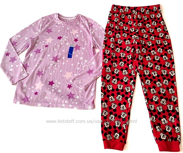 комбінована піжама велюр primark 12-13 років 158 см