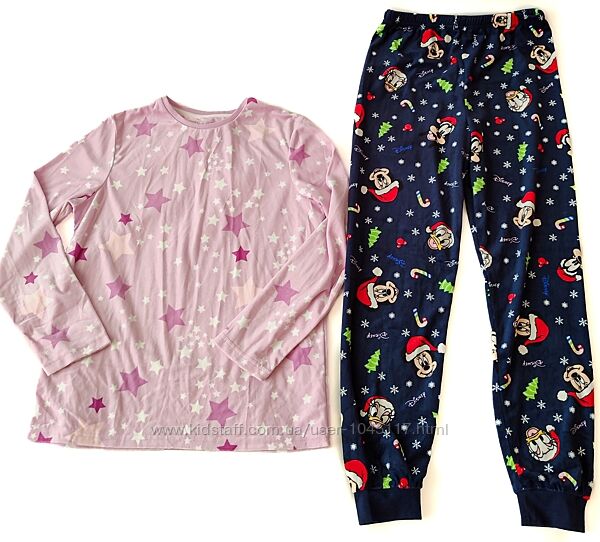 піжама комбінована велюр primark 11-12
