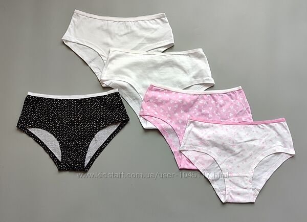 Набір 5 шт. 8-9 років трусики primark