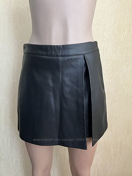Шкіряні шорти спідниця CROPP розмір 36