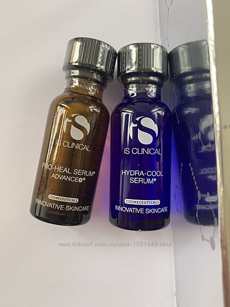 Дві сироватки Pro-heal 15 мл та hydra-coll 15 мл is clinical
