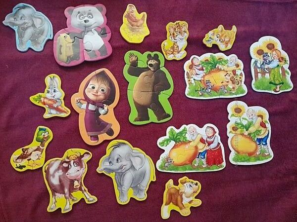 Пазлы на возраст от 3 и старше