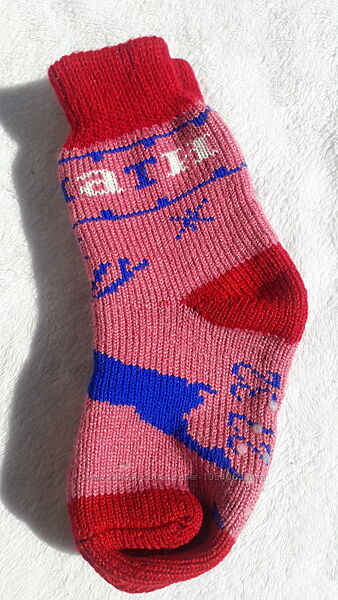 Детские шерстяные носки. Антискользящие. Возраст 4-7лет. Размер 27-32