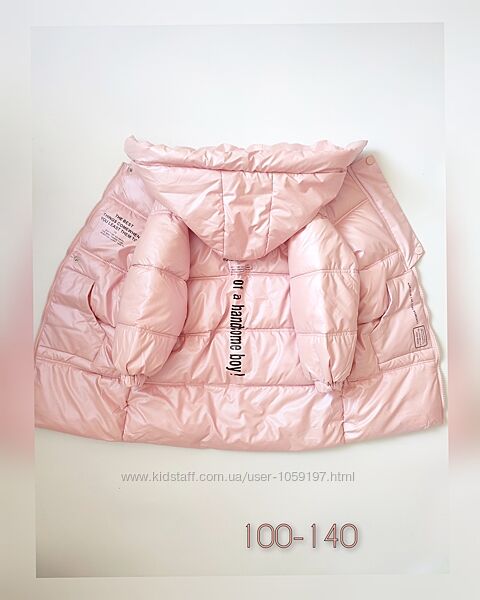 Стильні куртки для дівчаток 100-140