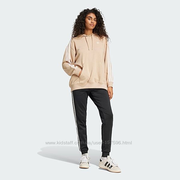 Худі жіноче Adidas Adicolor 3-Stripes Oversized Hoodie 