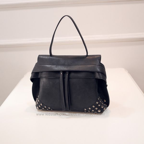 стильная сумка, имитация потертости