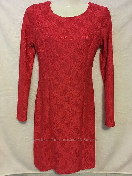 Сукня / плаття червона  р. 44