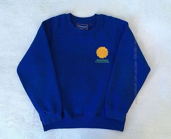 Кофта синя Beezer на флісі  р. 128