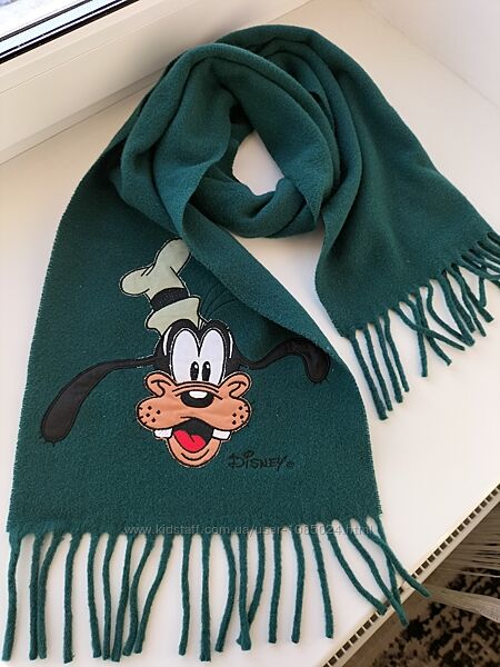 Новий фірмовий шерстяний італійський шарф Walt Disney Оригінал