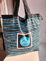 Фірмова сумка шоппер, сумка пильник італійського бренду Gabs Оригінал 