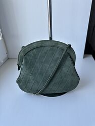 Красива шкіряна сумочка кросбоді ручної роботи Hand Made 