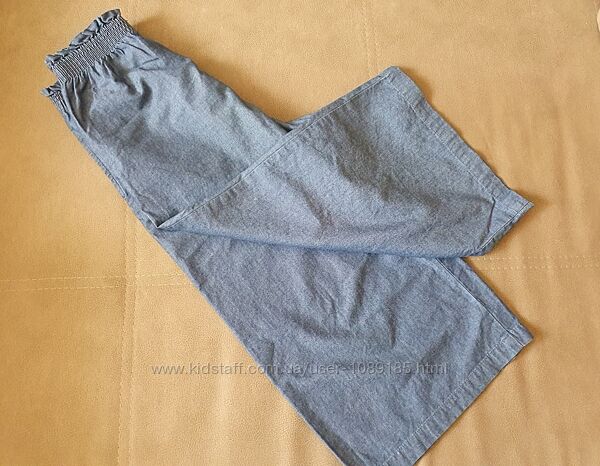 Широкі літні джинси/кюлоти 6-7-8 років, зріст 116-122-128 см