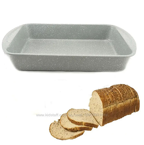 Деко для випікання хліба 28 х 38 х 7 см гранітне покриття