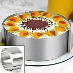Форма розсувна Cake Ring 28 х 10 см кругла для тортів салатів 