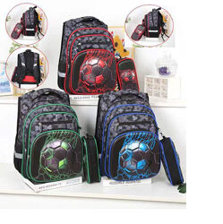 Дитячий шкільний 4D рюкзак-портфель для хлопчика три відділення М&acuteяч