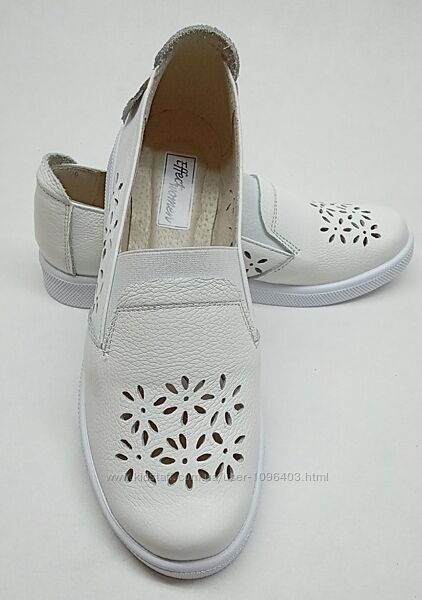 Туфлі білі жіночі від виробника модель НТ23-121