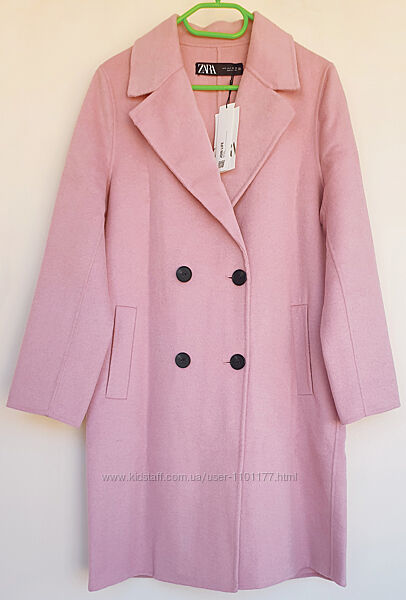 Жіноче пальто із вовни, zara, розмір S