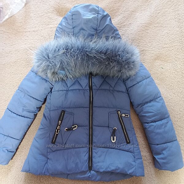 Зимова куртка для дівчинки розмір  М