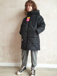 Модная детская зимняя куртка для девочки подростка Тиара размеры 140- 164 