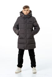 Зимнее теплое пальто, пуховик Брентон на мальчика размеры 140 - 164
