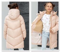 Модная зимняя куртка Рози тм Nui Very для девочек размеры 116 - 146