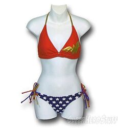 Оригінальний купальник Wonder Woman Triangle String Bikini Swimsuit, р. Л