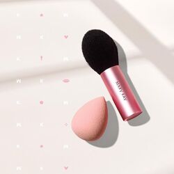 Набір з пензля для хайлайтеру та спонжу для контурингу Mary Kay