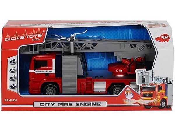 Пожежна машинка Dickie Місто зі світловими і звуковими еф 31 см 3715001