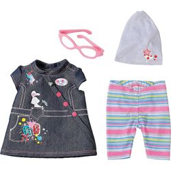 Джинсовая одежда для куклы Baby born Deluxe Zapf Creation 822210