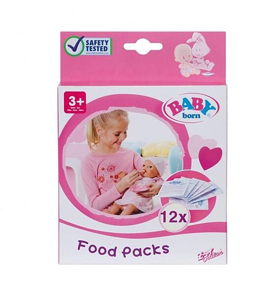 Каша для куклы BABY BORN 12 пакетиков, 779170