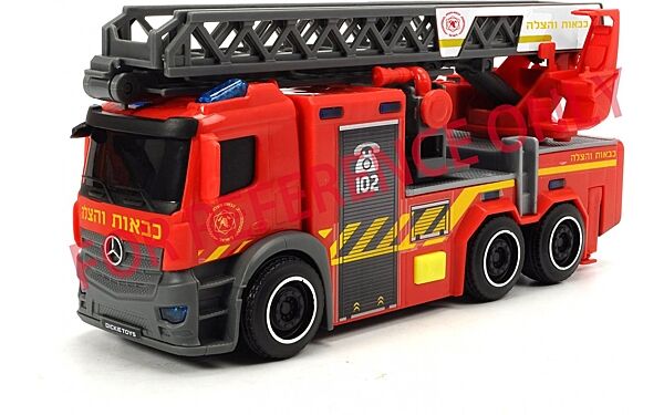 Пожежна машина Dickie Toys Мерседес з телескопічною драбиною, зі звуком і світловими ефектами 23 см 3714011