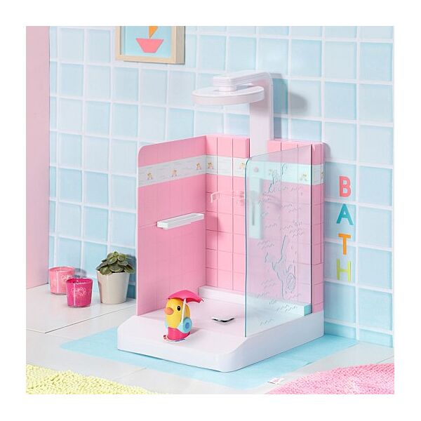 Автоматична душова кабінка для ляльки Baby Born - Купаємося з качечкою 830604
