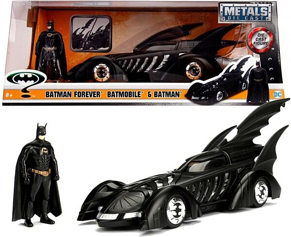 Машина металева Jada Бетмен назавжди 1995 Бетмобіль  фігурка Бетмена 124