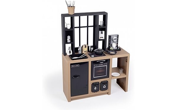 Інтерактивна кухня Smoby Лофт з кавомашиною, аксесуарами та звуковим ефектом 312600