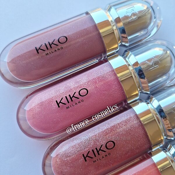 Kiko Milano 3D hydra lipgloss смягчающий блеск для губ