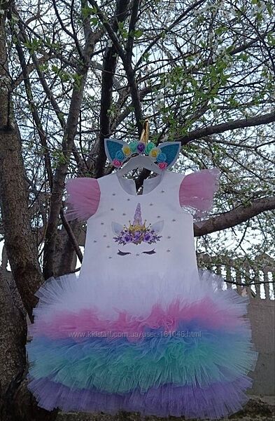 Сукні Єдиноріжка для дівчинки ошатне, будь-яке зростання