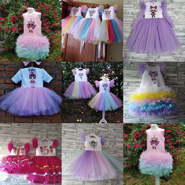 Сукня лялька Лол, для дівчинки ошатне, будь-яке зростання